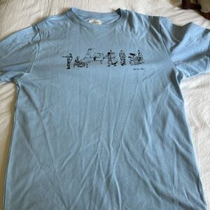 Aime Leon Dore Sky Blue Graphic Tee